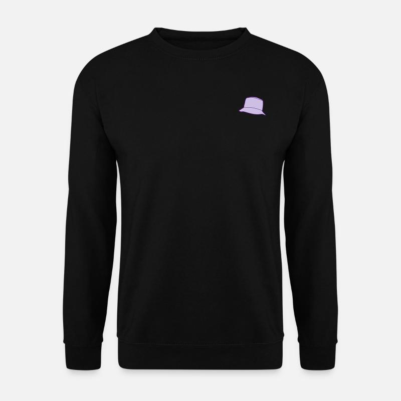 Chapeau de pêche - Sweat-shirt Unisexe - noir