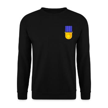 Red Savina Medaille - Unisex Pullover - Schwarz - Vorne - Alina (178cm) & Michal (187cm)