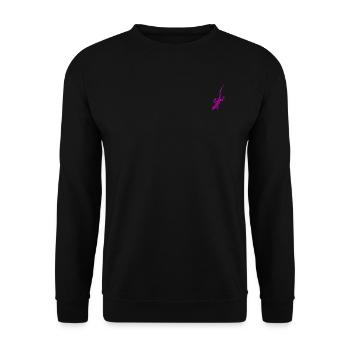 lizard - Unisex Sweatshirt - black - Front - Alina (178cm) & Michal (187cm)