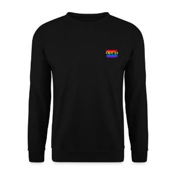 LGBT - Unisex Pullover - Schwarz - Vorne - Alina (178cm) & Michal (187cm)