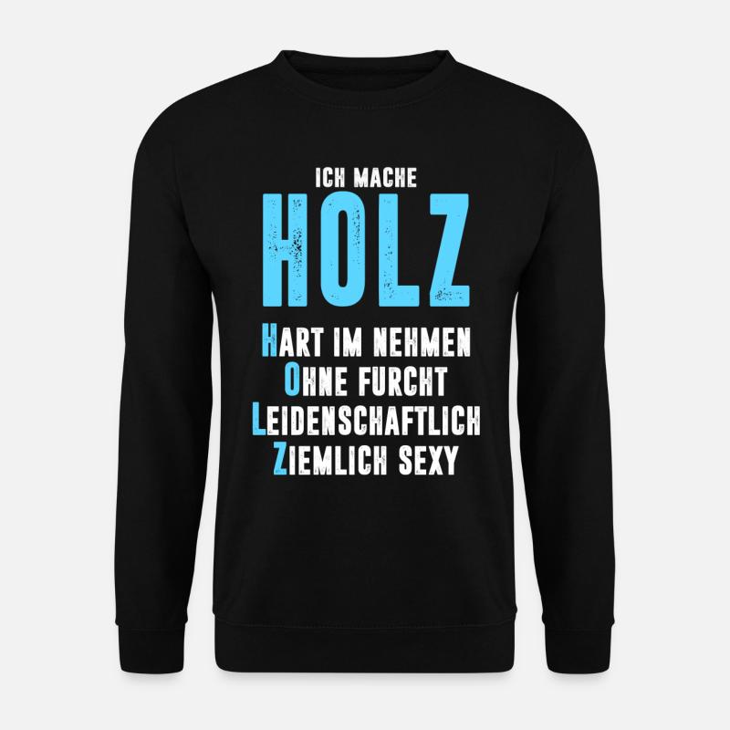 TRÄ - Unisextröja - svart