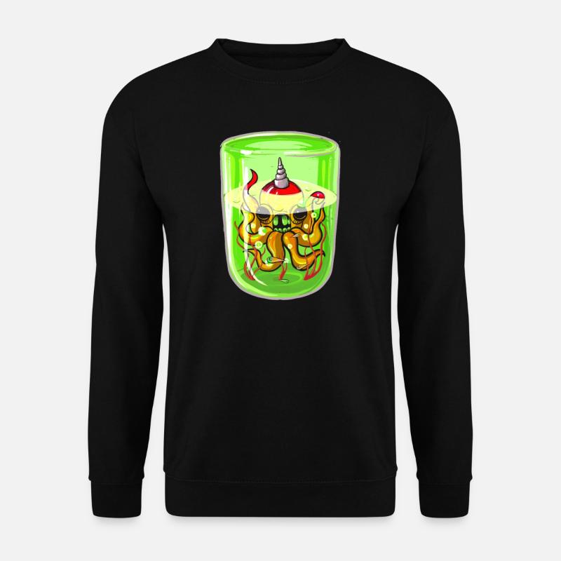 Radioactive Octopus - Unisex Sweatshirt - black