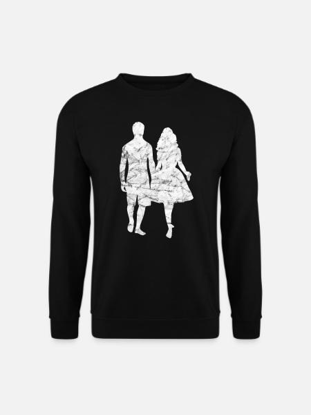 Liebe Paar Heirat Hochzeit - Unisex Pullover - Schwarz