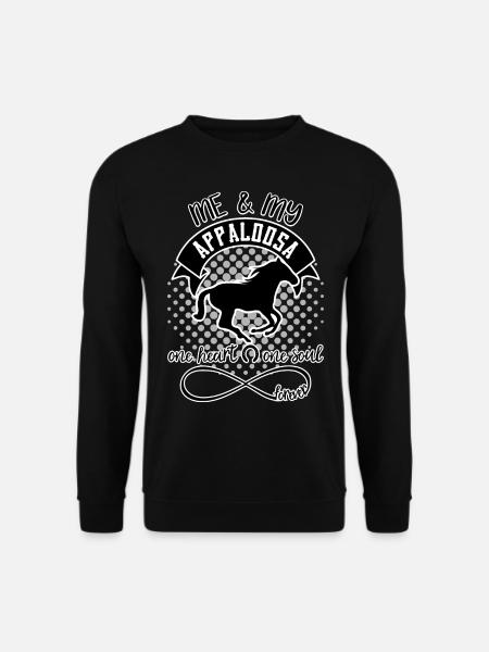 Appaloosa Pferd Pferdesprüche - Unisex Pullover - Schwarz
