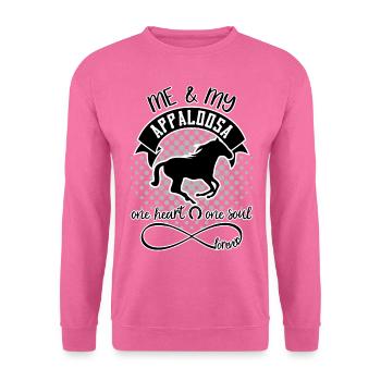 Appaloosa horse horse sayings - Unisex Sweatshirt - pink - Front