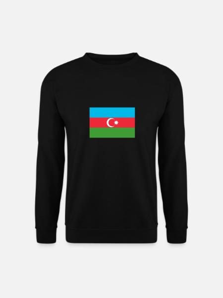 Azerbaijan Azerbaijan Flag - Unisex Sweatshirt - black