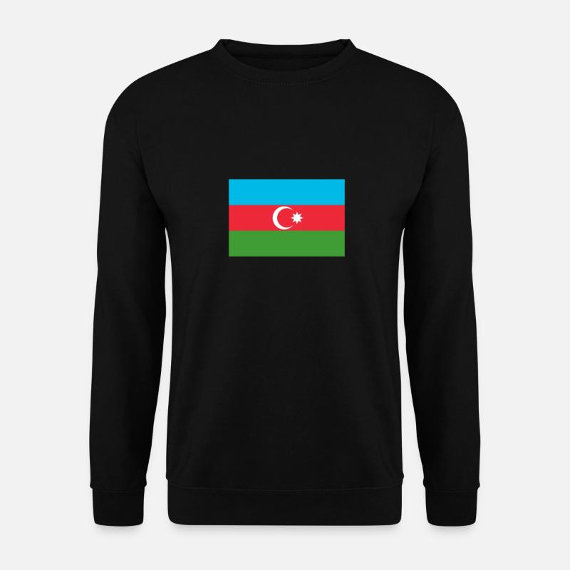 Azerbaïdjan drapeau azerbaïdjanais Drapeau - Sweat-shirt Unisexe - noir