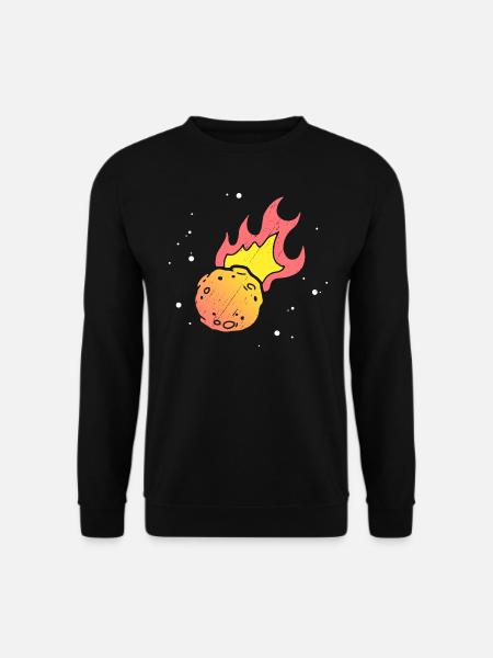 Distressed Meteor - Unisex Sweatshirt - black