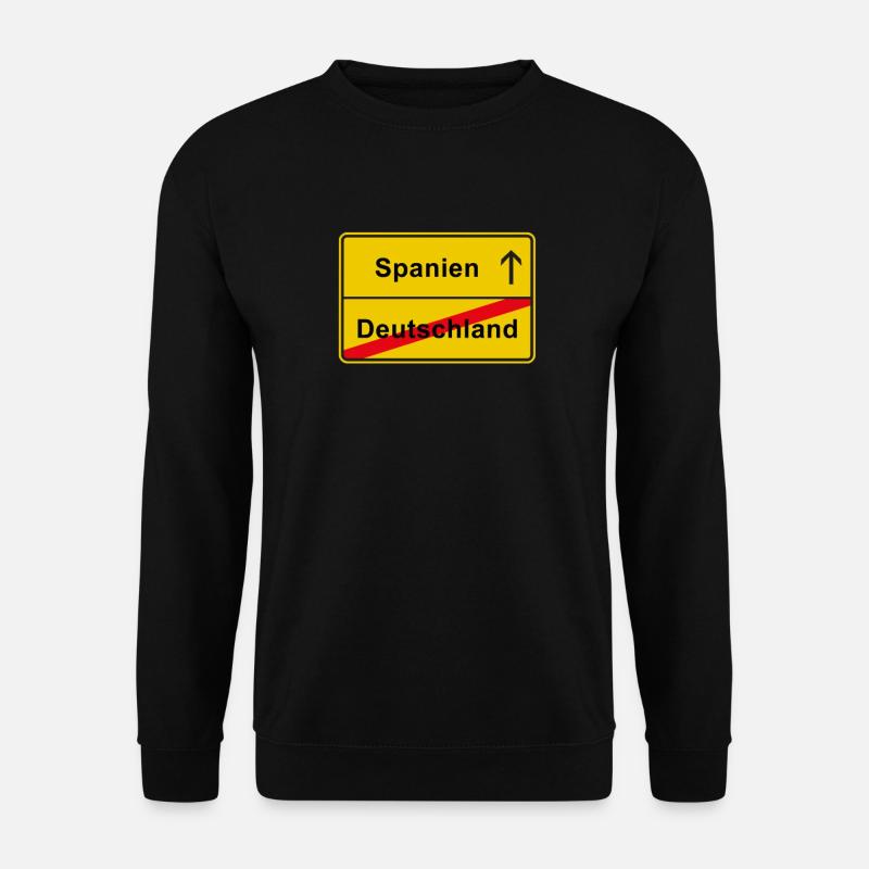 Spanien Auswanderer - Unisex Pullover - Schwarz
