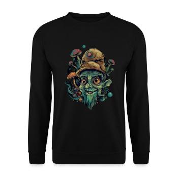 Bouffon Trippy - Sweat-shirt Unisexe - noir - Devant - Alina (178cm) & Michal (187cm)
