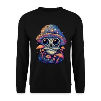 Bouffon Trippy - Sweat-shirt Unisexe - noir - Devant - Alina (178cm) & Michal (187cm)