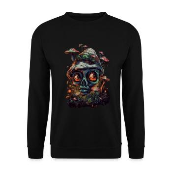 Bouffon Trippy - Sweat-shirt Unisexe - noir - Devant - Alina (178cm) & Michal (187cm)