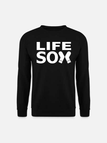 Life Socks - Unisex Pullover - Schwarz