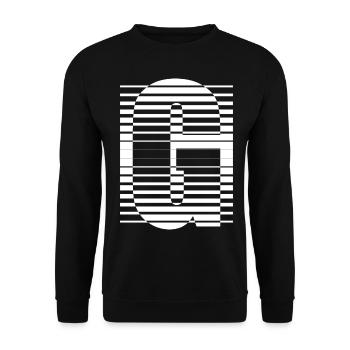 LETTER G - Unisex Sweatshirt - black - Front - Alina (178cm) & Michal (187cm)