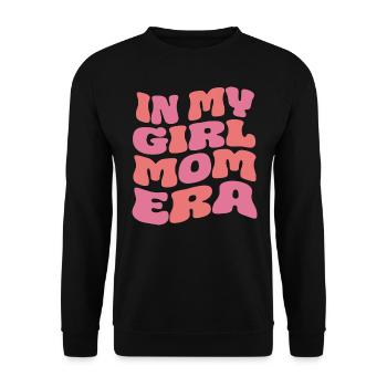 À l’époque de ma fille maman - Fille maman maman fille - Sweat-shirt Unisexe - noir - Devant - Alina (178cm) & Michal (187cm)