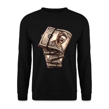 Dollars - Sweat-shirt Unisexe - noir - Devant - Alina (178cm) & Michal (187cm)