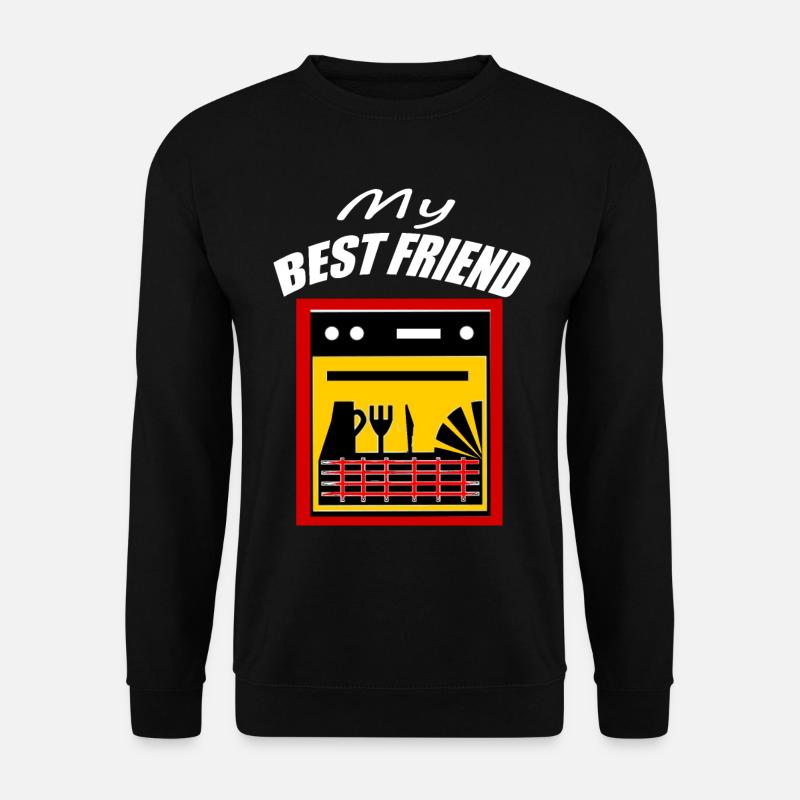 Friend/Best Friend/Freund/Geschirrspüler - Unisex Pullover - Schwarz