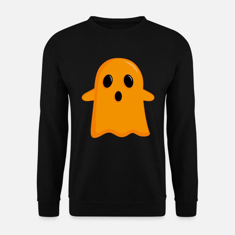 Orange Ghost - Unisex Sweatshirt - black