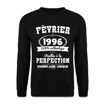 30th Anniversary - February 1996 Perfection - Unisex Sweatshirt - black - Front - Alina (178cm) & Michal (187cm)