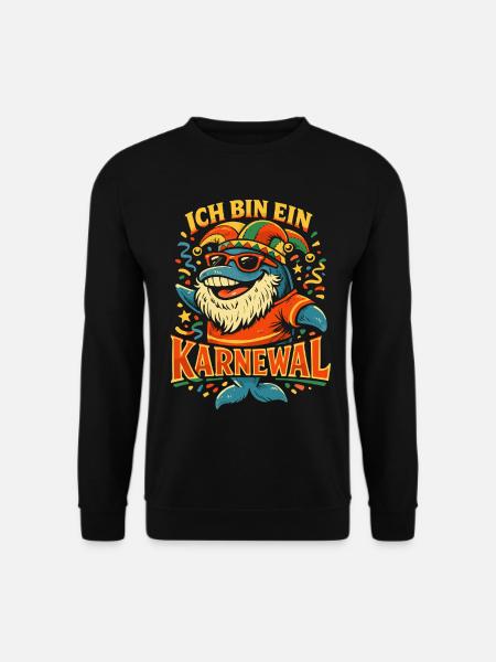 Kölner Karneval Fasching Karnewal Geschenk - Unisex Pullover - Schwarz