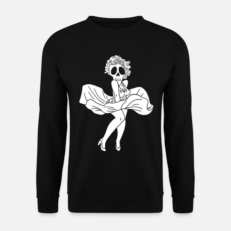 Fantôme de Marylin Monroe - Unisex Pullover - Schwarz