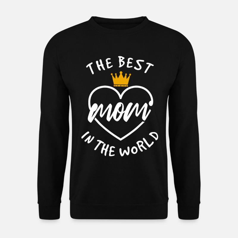 Die beste Mutter der Welt - Unisex Pullover - Schwarz