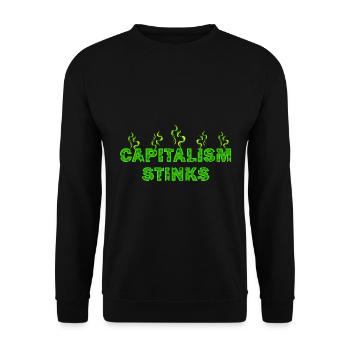Le capitalisme pue - Sweat-shirt Unisexe - noir - Devant - Alina (178cm) & Michal (187cm)