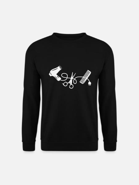 Hiar Stylist, Omat laitteet hiusten leikkaamiseen - Unisex svetaripaita - musta