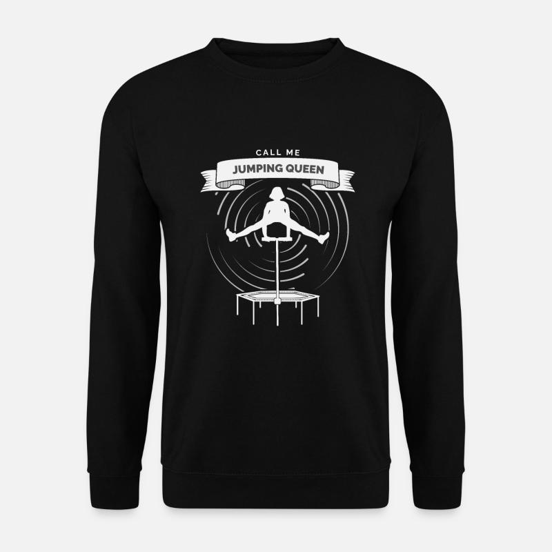 Trampoline Fitness, Jumping Queen - Unisex Pullover - Schwarz