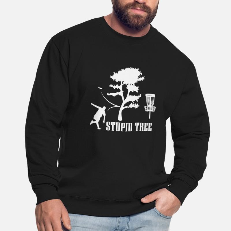 Stupid Tree, Disc Golf Design, Disc Golf Player Unisex Sweatshirt
