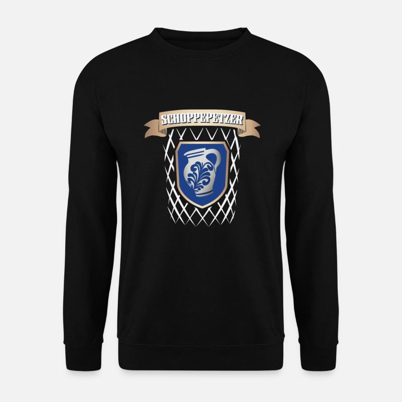 Hessischer Äppler, Apfelwein - Unisex Pullover - Schwarz