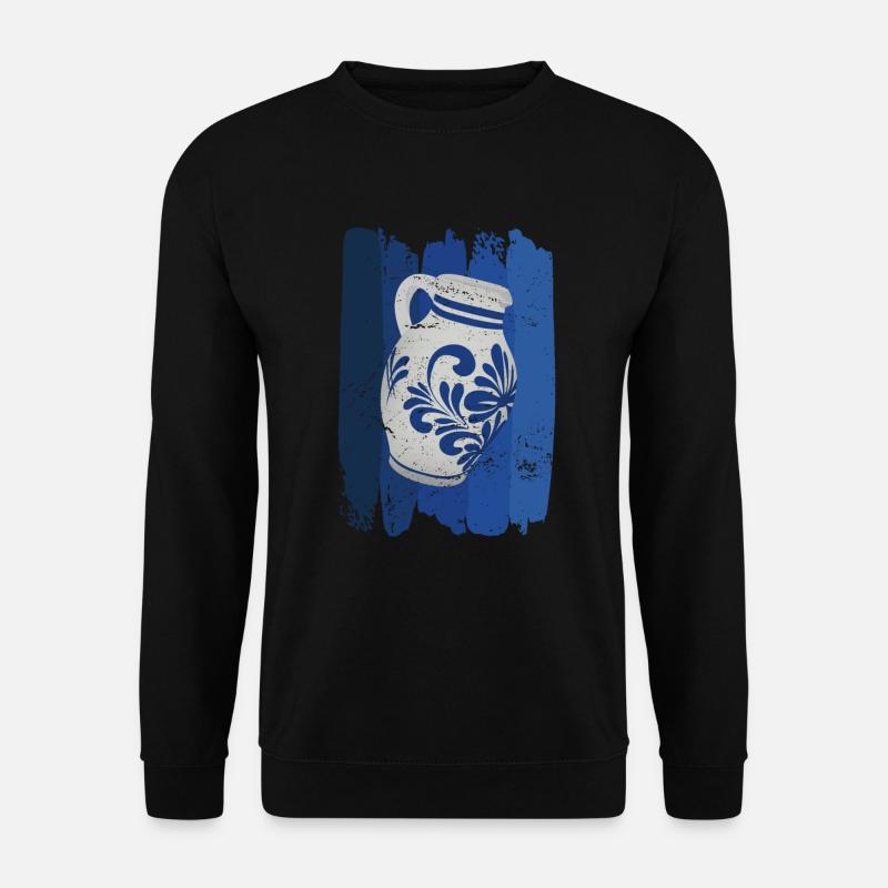 Hessischer Äppler, Apfelwein - Unisex Pullover - Schwarz