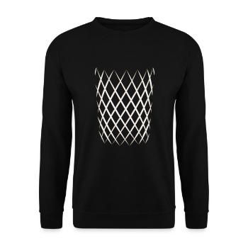 Hessian Äppler, cider - Unisex Sweatshirt - black - Front - Alina (178cm) & Michal (187cm)
