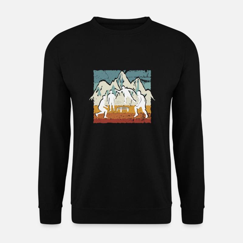 Roundnet, wundervolle Natur - Unisex Pullover - Schwarz