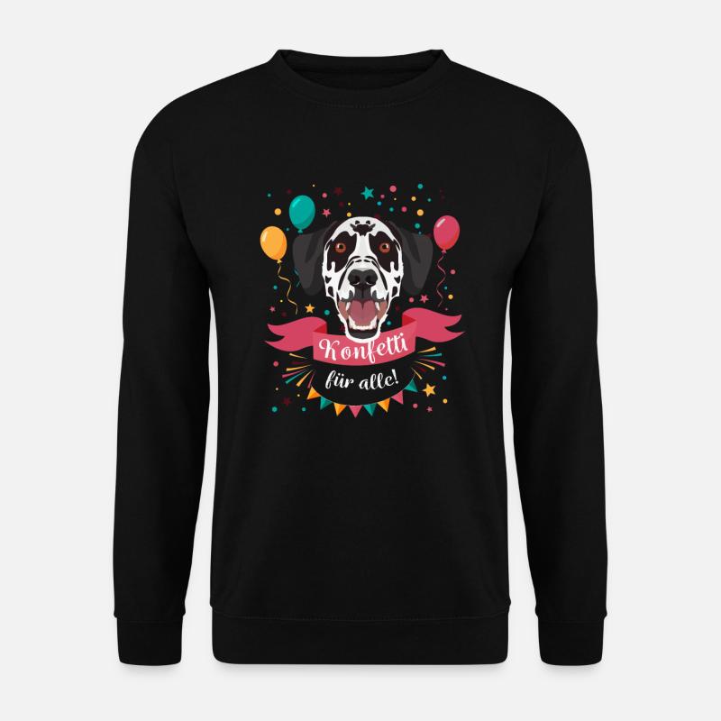 Dalmatiner Karneval Fasching - Unisex Pullover - Schwarz