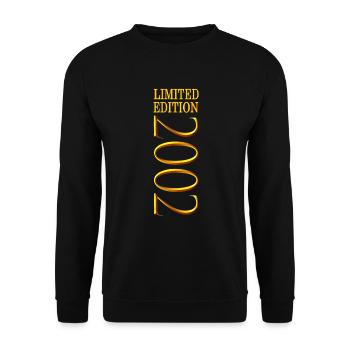 Edition Limitée 2002 - Cadeau du 21e anniversaire - Sweat-shirt Unisexe - noir - Devant - Alina (178cm) & Michal (187cm)