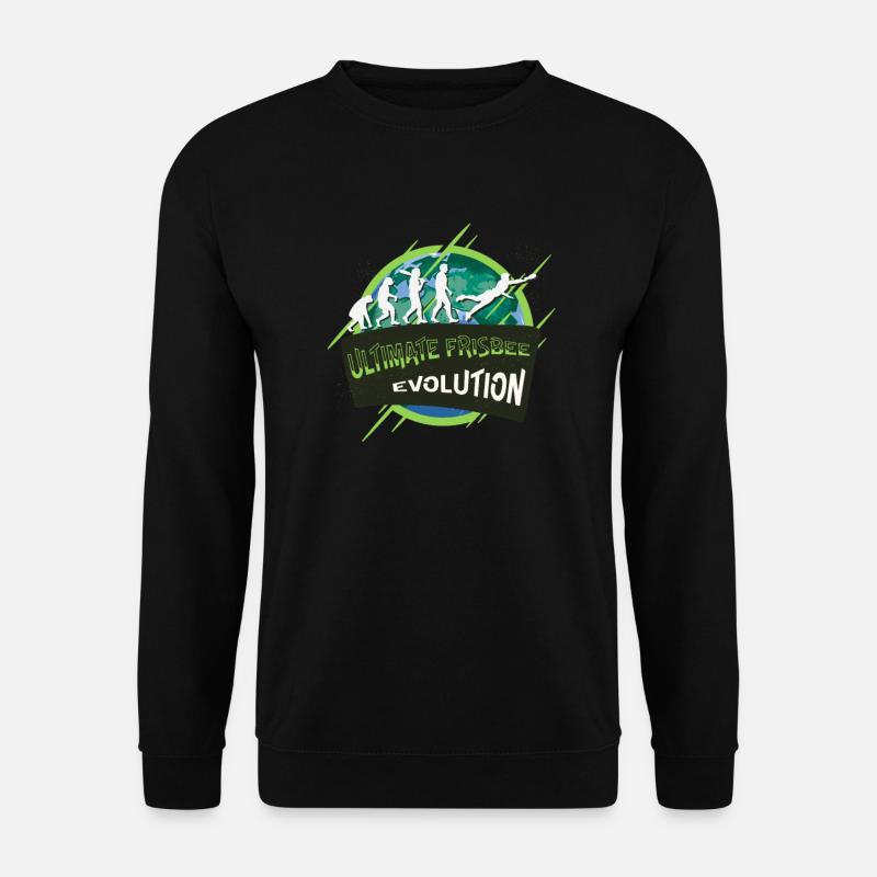 Ultimate Frisbee Evolution - Unisex Sweatshirt - black