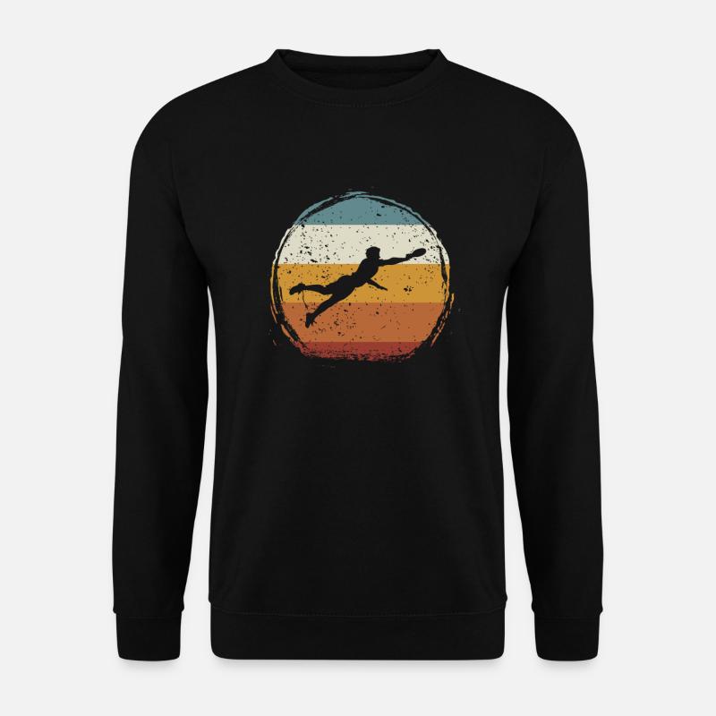 Retro vintage Ultimate Frisbee - Unisex Pullover - Schwarz