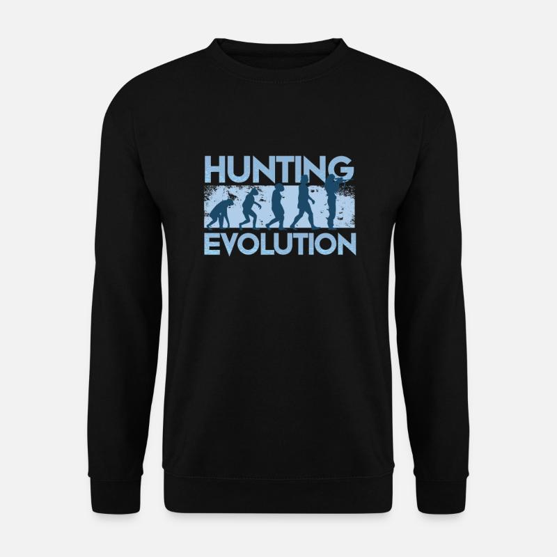 Évolution des chasseurs - Sweat-shirt Unisexe - noir