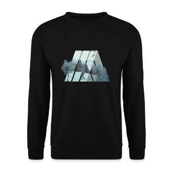 Slackline, Balance Sport - Unisex Sweatshirt - black - Front - Alina (178cm) & Michal (187cm)
