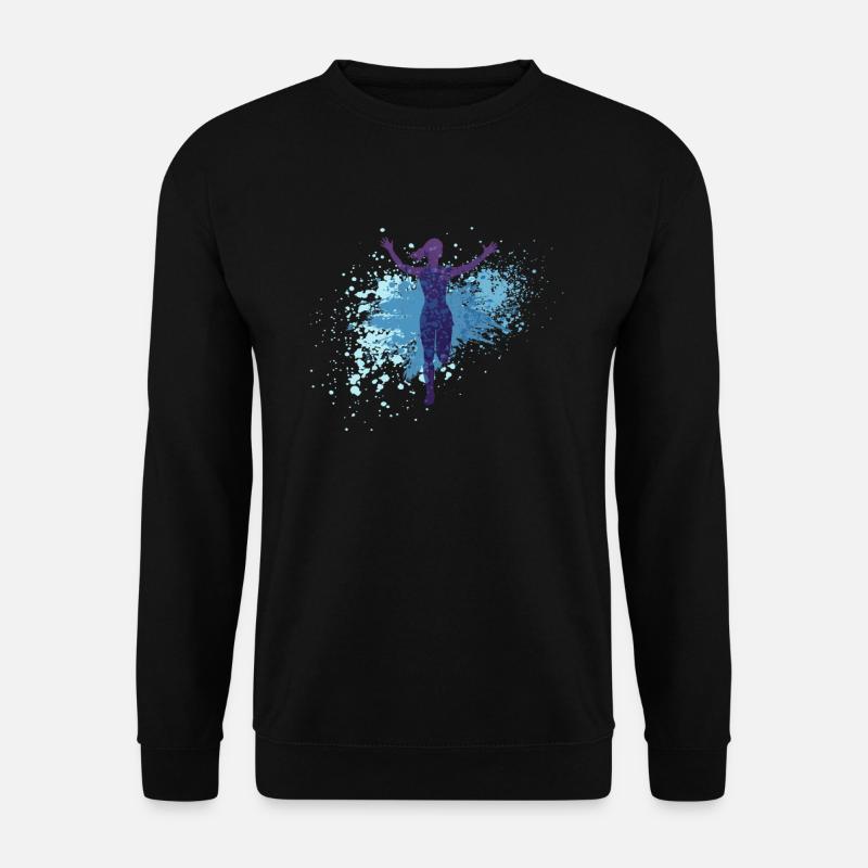 Splash Marathon, Trail Running - Sweat-shirt Unisexe - noir