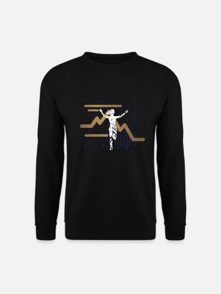 Marathon, Trailrunning Läuferin - Unisex Pullover - Schwarz