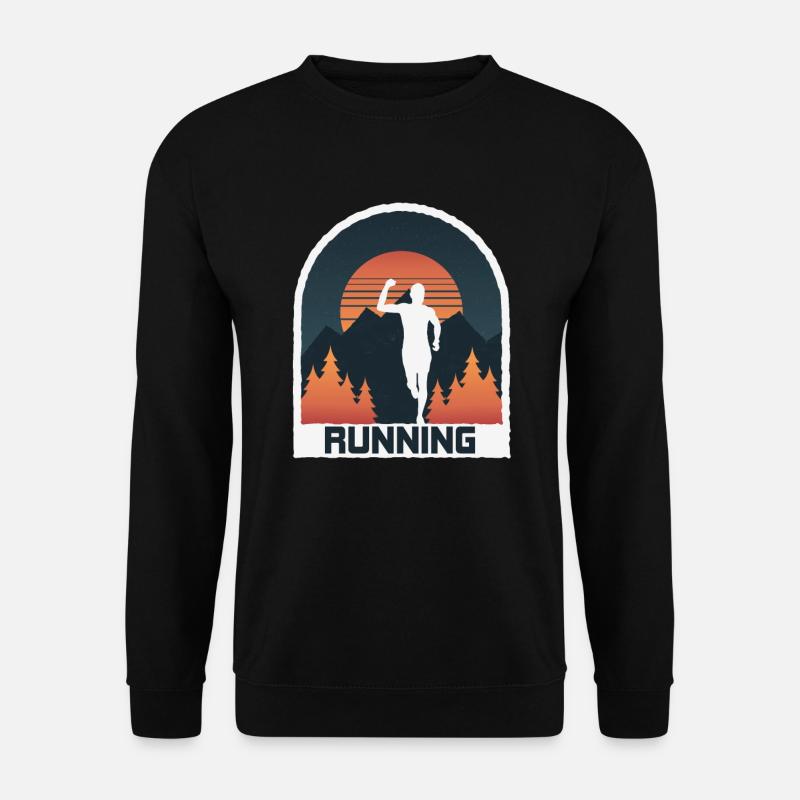 Marathon, Trailrunning Läufer - Unisex Pullover - Schwarz