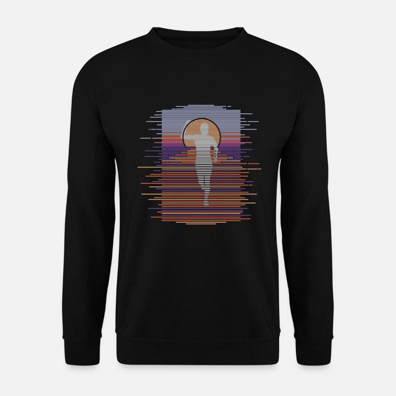 Lines Marathon, Trail Running - Unisex Sweatshirt - black