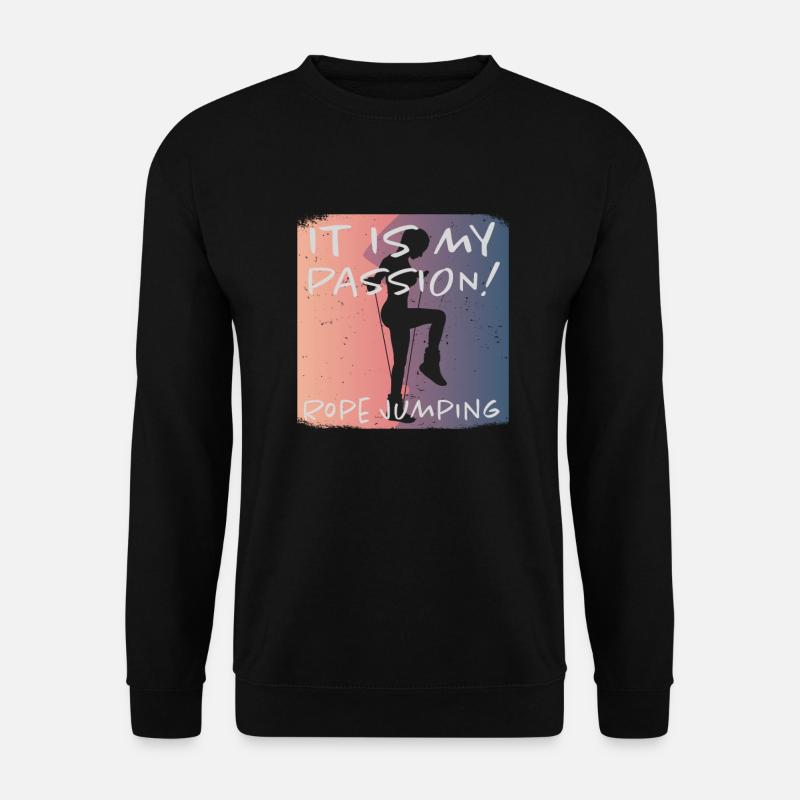 Grunge Rope Jumping - Unisex Pullover - Schwarz