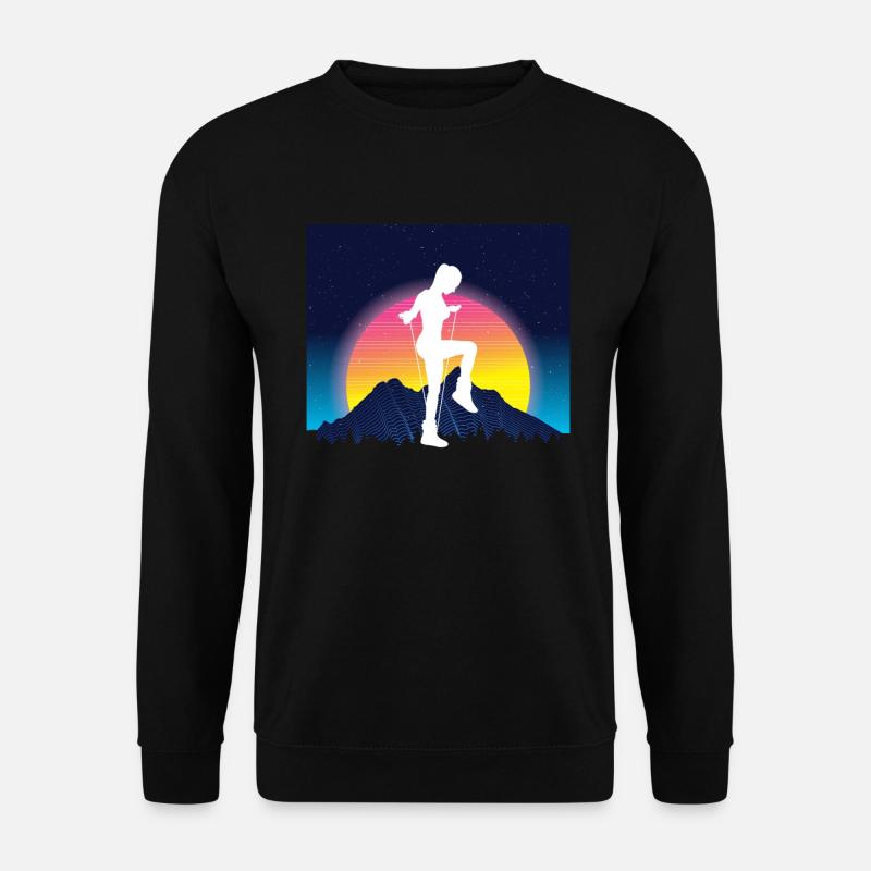 Vaporwave Rope Jumping - Unisex Pullover - Schwarz
