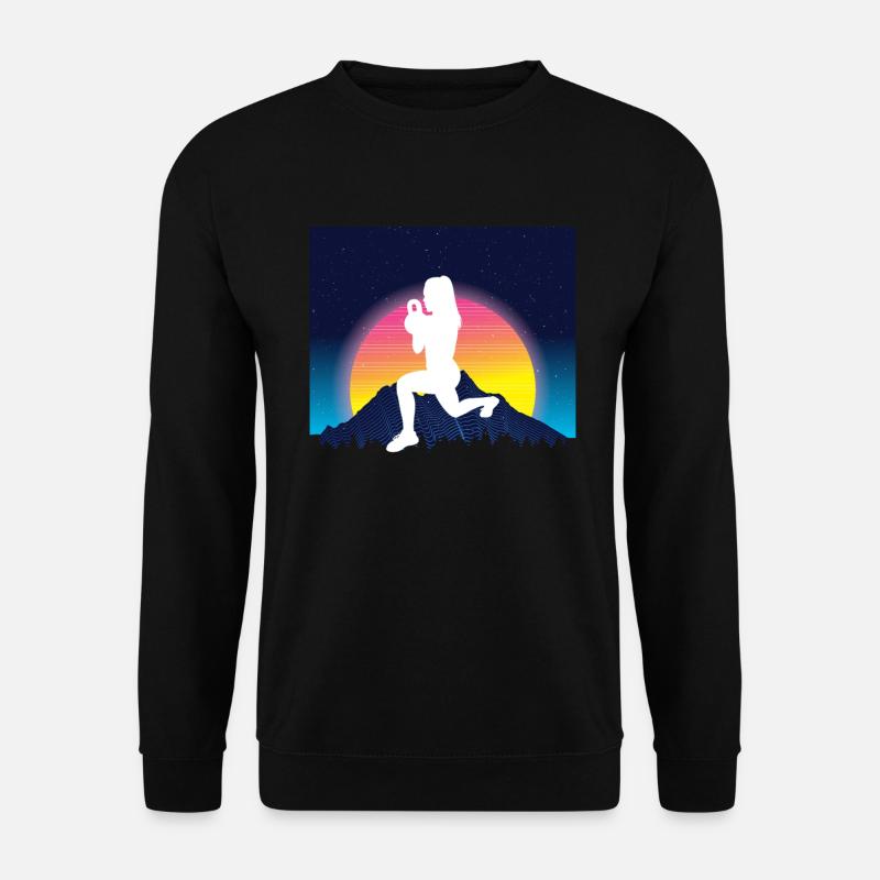 Vaporwave HIIT - Unisex Pullover - Schwarz
