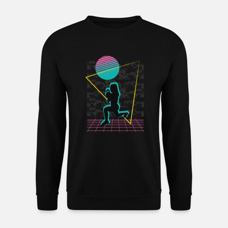 Vaporwave HIIT - Unisex Pullover - Schwarz