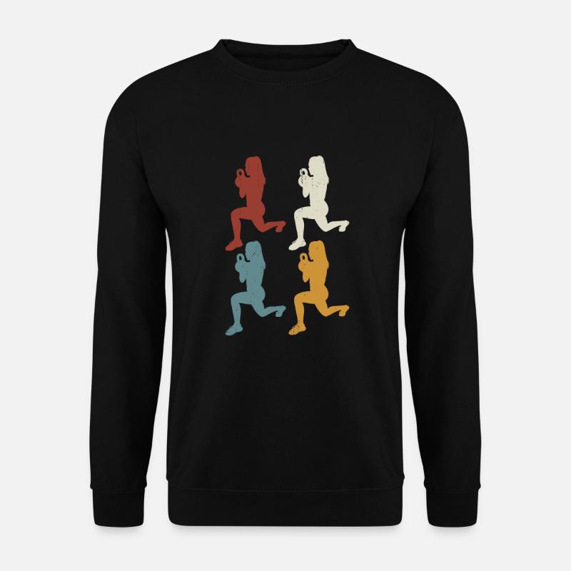Retro HIIT - Unisex Pullover - Schwarz