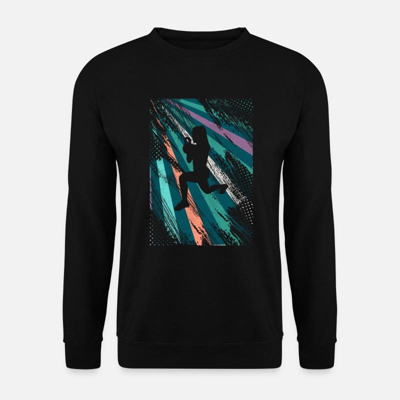 Retro HIIT - Unisex Pullover - Schwarz